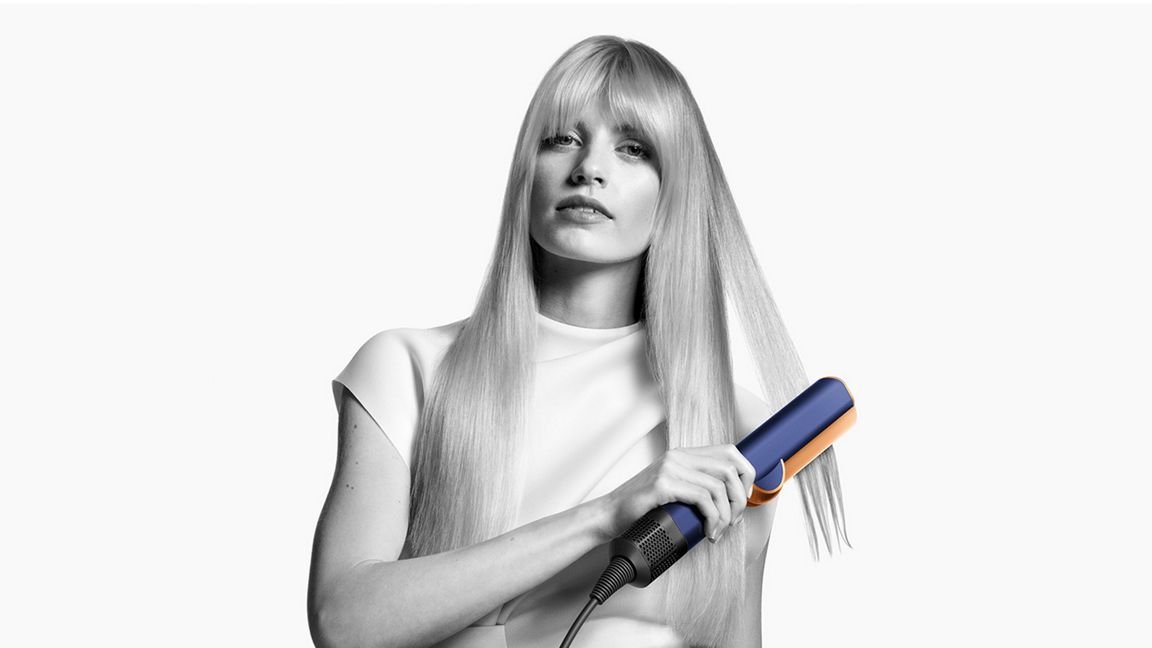 Lisseur séchant Dyson Airstrait™ (Bleu de Prusse/Cuivré)